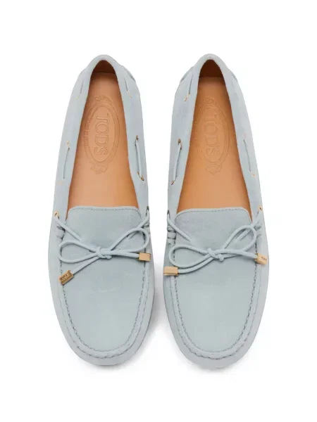 Pantofi loafer Tod's din piele de căprioară albastru