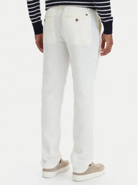 Chino kalhoty Tommy Hilfiger bílé