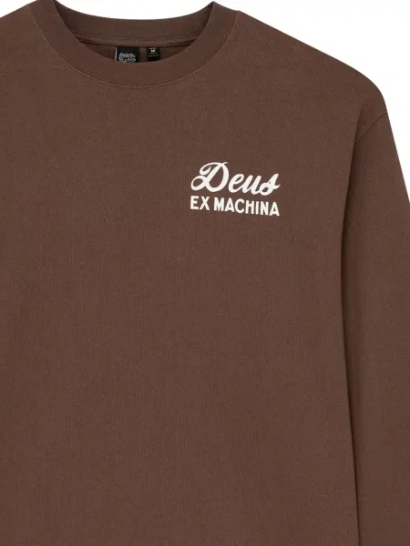 Μακρύς μπλούζα Deus Ex Machina καφέ