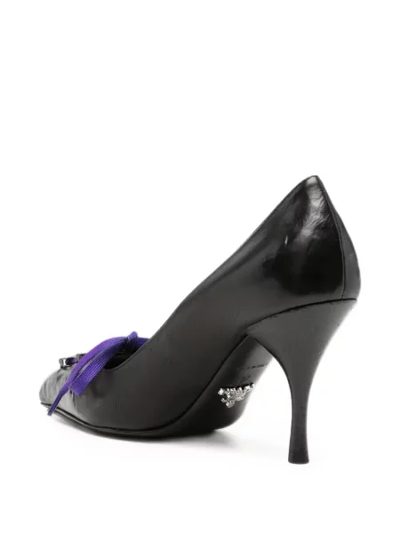 Pantofi cu toc Prada din piele negru