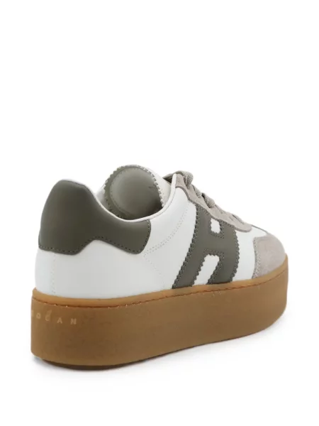 Sneakerși Hogan cu platformă cu autograf alb