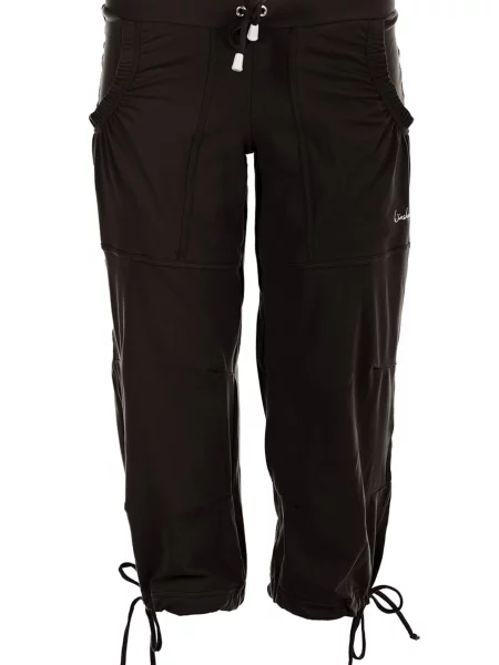 Winshape Pantaloni sport negru alb