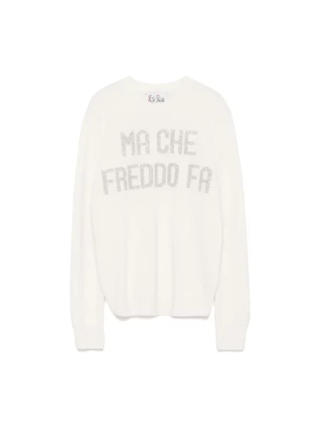 Sweter Mc2 Saint Barth biały