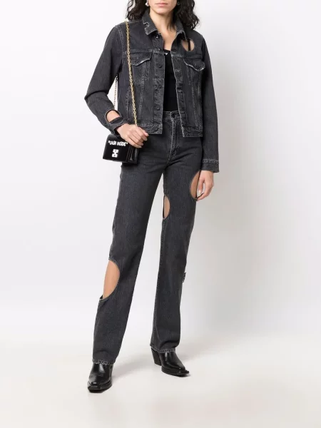 Τζιν μπουφάν Off-white λευκό