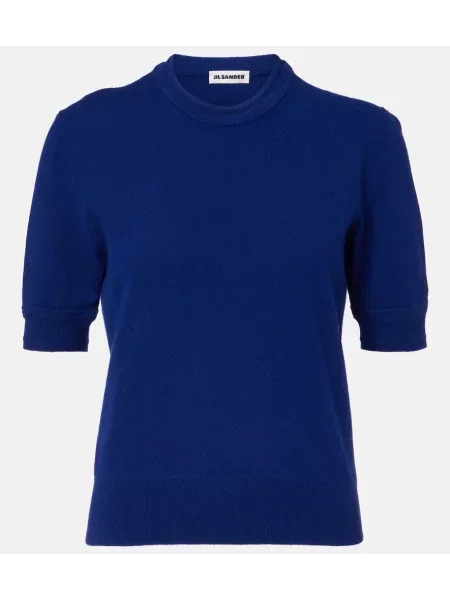 Pulover Jil Sander de lână albastru