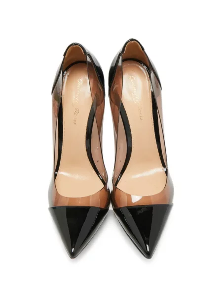 Pantofi cu toc Gianvito Rossi din piele alb