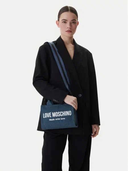 Torebka LOVE MOSCHINO niebieska