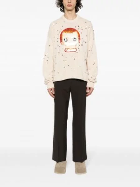 Kelnės Acne Studios ruda