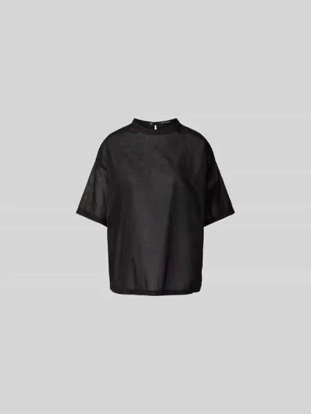 T-shirt o półprzezroczystym wyglądzie Black Palms czarna