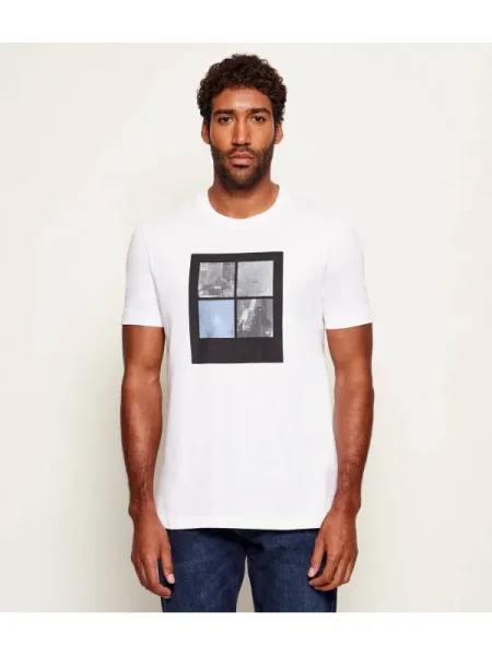BOSS ORANGE Tricou Te_Cover alb