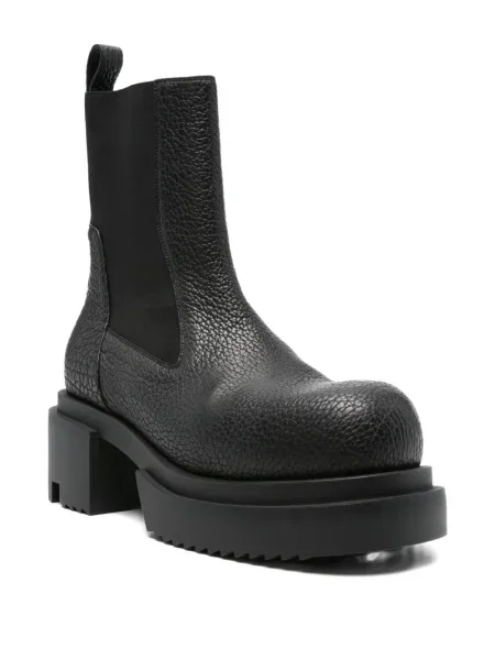 Botine Rick Owens cu platformă negru