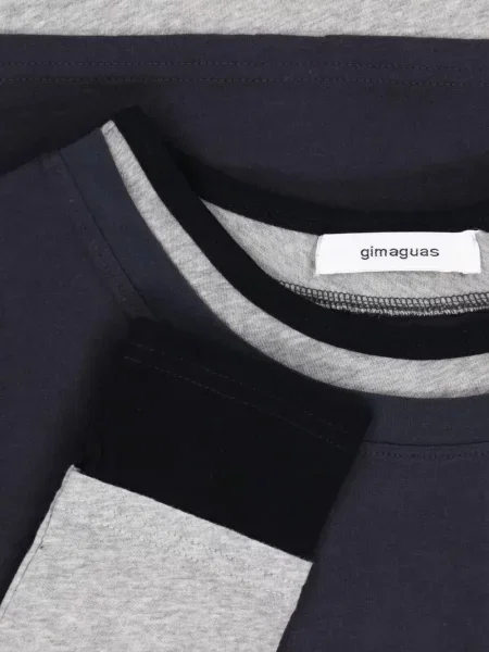Lung tricou Gimaguas gri