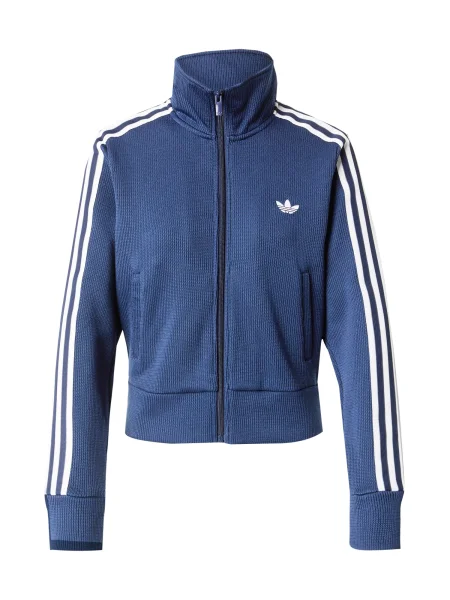 ADIDAS ORIGINALS Geacă tricotată FIREBIRD albastru marin alb