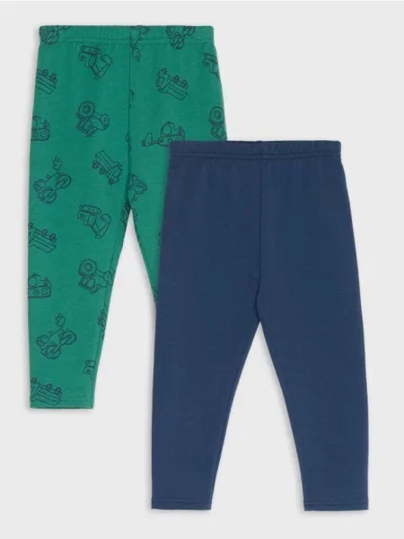 Sinsay legíny s motivem vozidel 2 pack zelená