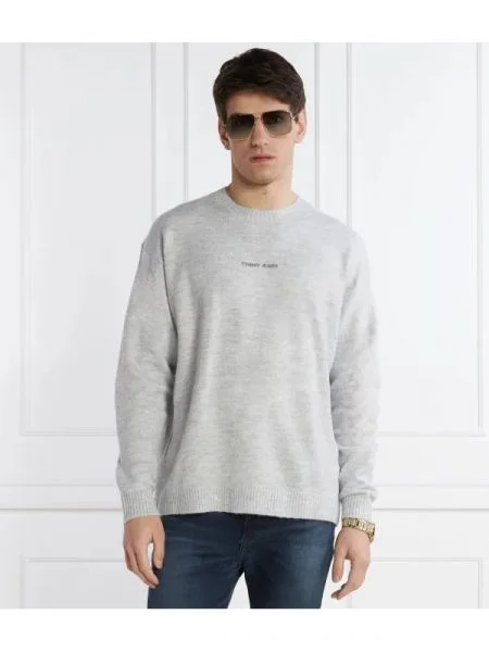 Tommy Jeans Pulover gri