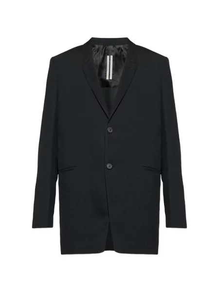 Jednořadé sako Rick Owens černé