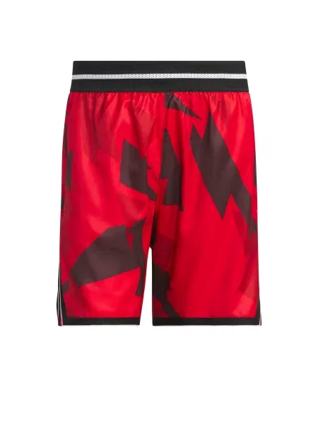 ADIDAS PERFORMANCE Pantaloni sport Crazy Lite roșu / negru / murdar alb