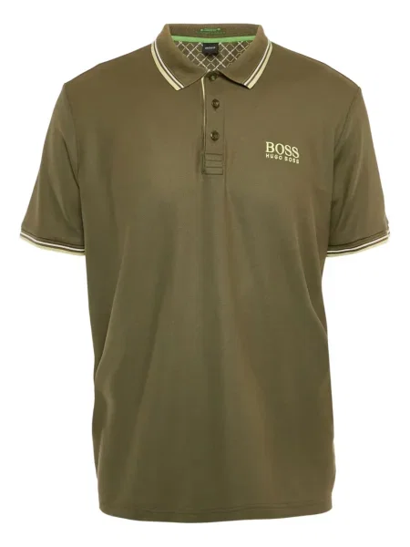 Tricou polo Boss verde