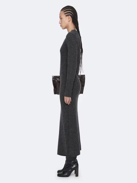 Платье миди All Saints коричневое