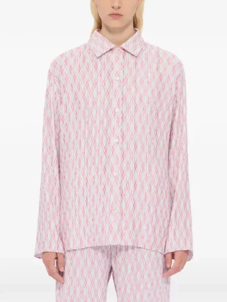 Cămașă Msgm plisată roz