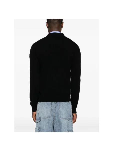 Kardigan Comme Des Garcons Play wełniany w serca czarny