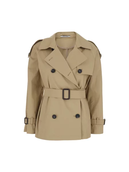 Krótki trencz Tagliatore beżowy