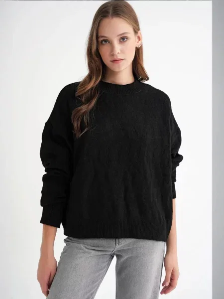 MixRay Svetr Pullover' černá