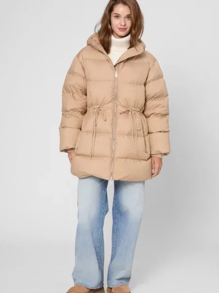 Пуховик Prpy бежевий