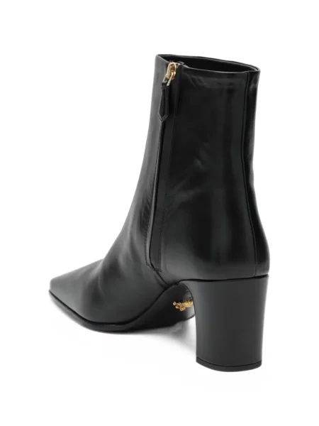 Botine Prada din piele negru