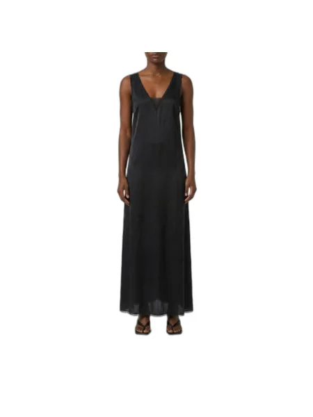 Satynowa sukienka Zadig & Voltaire czarna