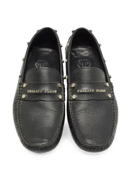Pantofi loafer Philipp Plein cu tepi negru