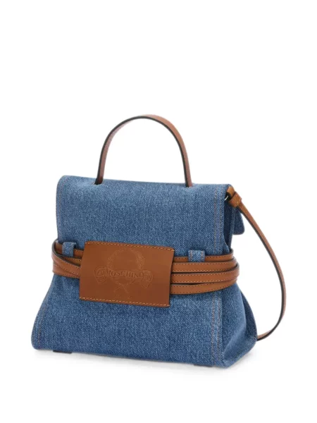 Clutch Moschino γραβάτες μπλε