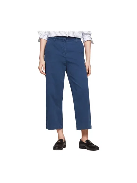 Pantaloni Tommy Hilfiger albastru