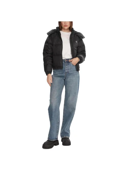 Džínsová bunda Calvin Klein Jeans čierna