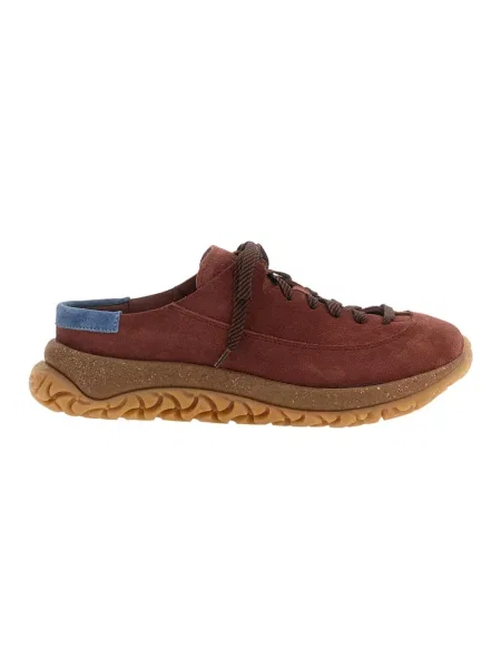 Sneakersy Birkenstock zamszowe wsuwane czerwone