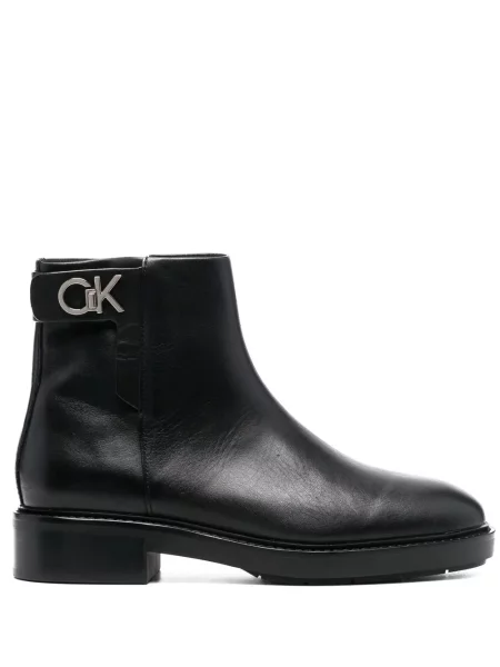 Cizme scurte Calvin Klein negru
