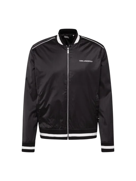 Karl Lagerfeld Geacă de primăvară-toamnă negru alb