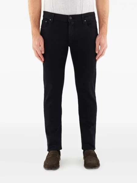 Blugi Jacob Cohen Academy cu 5 buzunare negru
