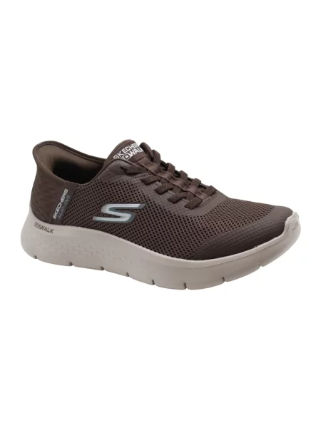 Sneakersy Skechers brązowe