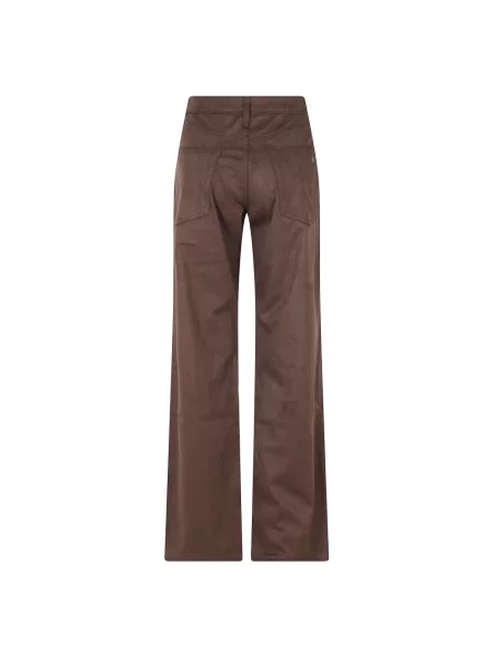 Spodnie Rag & Bone zamszowe brązowe