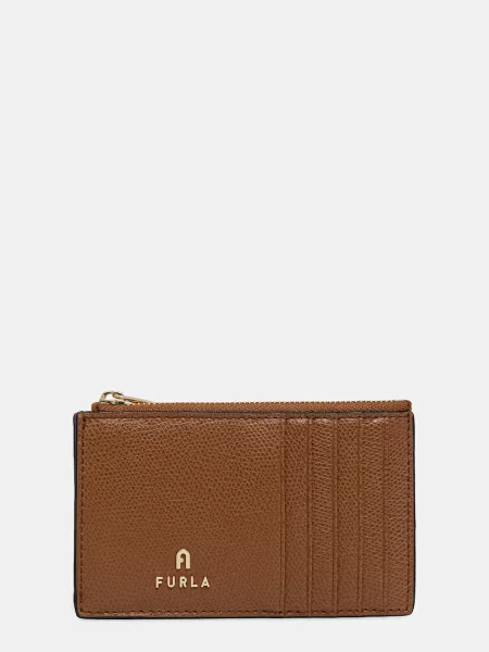 Furla portofel pentru femei din piele Camelia M maro