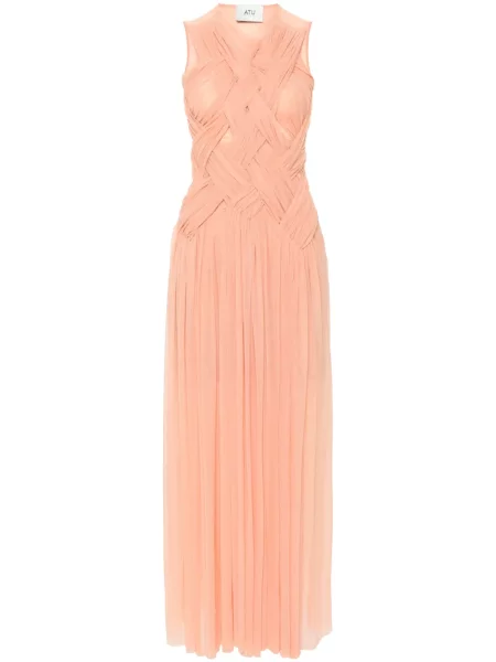 Sukienka Atu Body Couture plisowana różowa