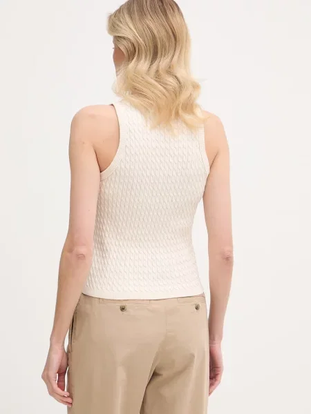 Top Tommy Hilfiger beżowy
