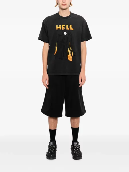 Tricou Warren Lotas cu imagine negru