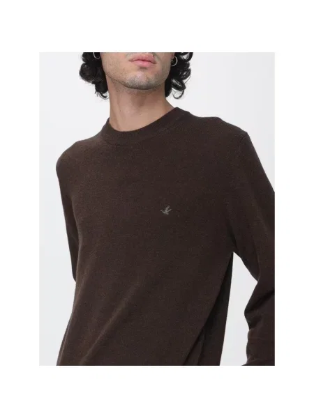 Sweter Brooksfield brązowy