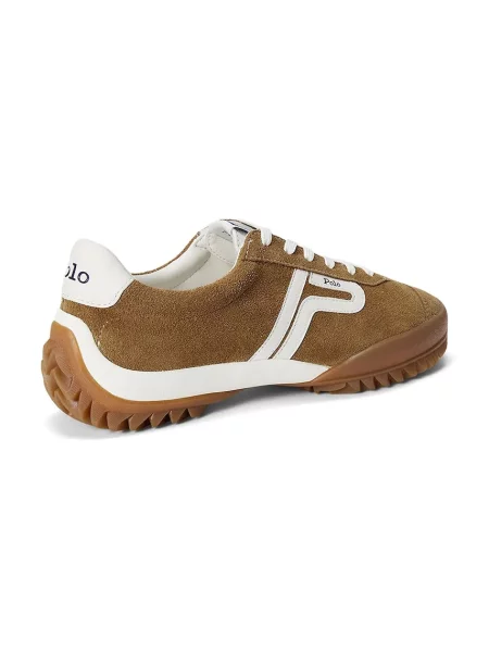 Polo Ralph Lauren Tread Lw Tp маратонки дамски от велур бежово
