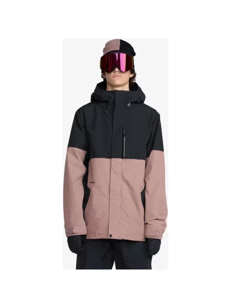 Kurtka z kapturem Volcom L INS GORE-TEX liliowy S czarny