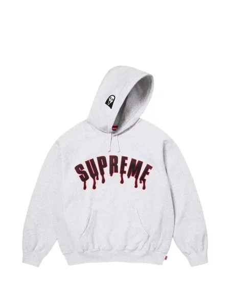 Hanorac cu glugă Supreme gri