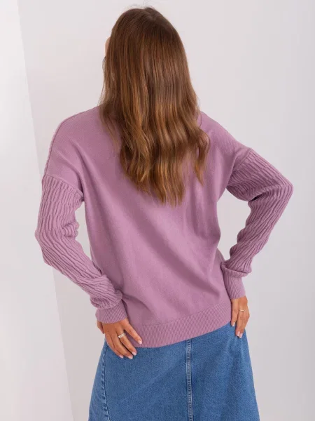 Pulover Fashionhunters violet