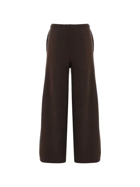 Pantaloni Bruno Manetti tricotate maro
